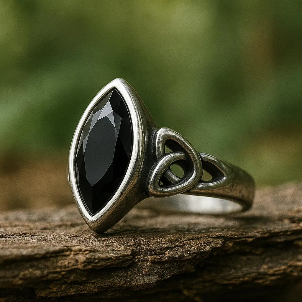 Viking Ring for Men – Celtic Knot Stainless Steel Norse Wedding Band