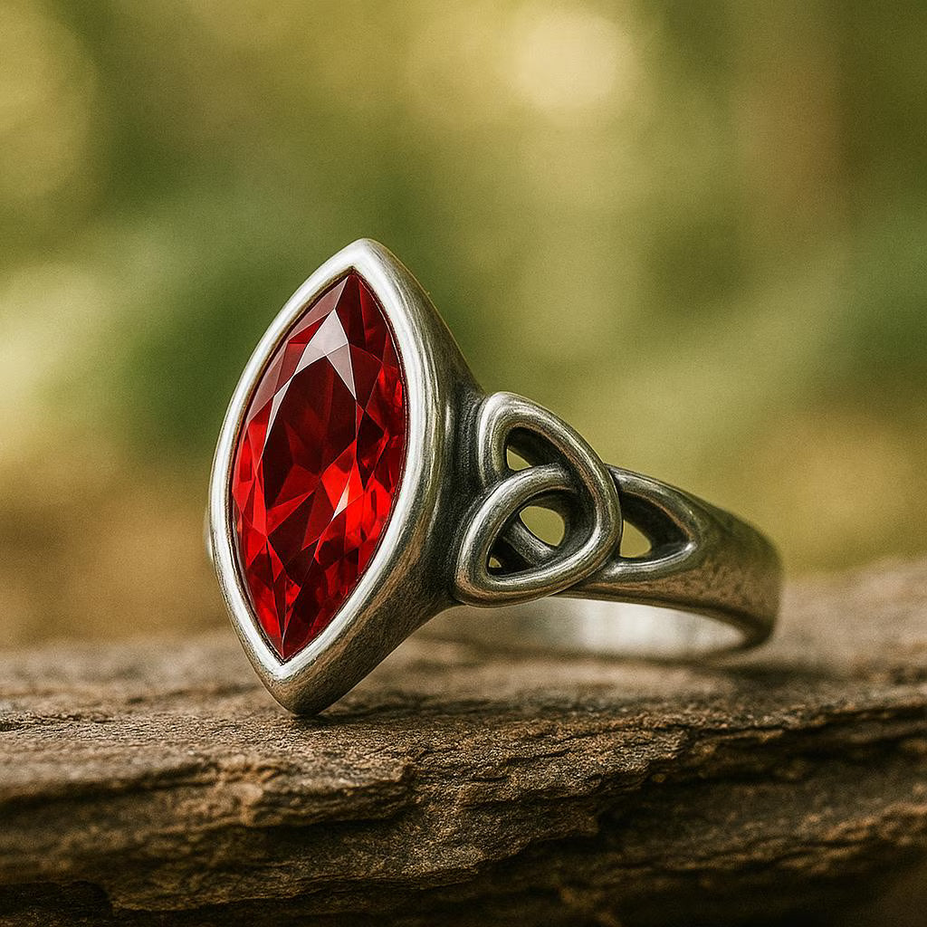 Viking Ring for Men – Celtic Knot Stainless Steel Norse Wedding Band